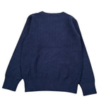 Trussardi Maglia tinta unita Girocollo Blu per Bambino TBA26003MA BLU TRUSSARDI 