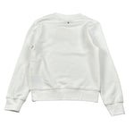 Trussardi Felpa Girocollo tinta unita con Stampa Bianco per Bambino TBA26005FE BIANCO TRUSSARDI 