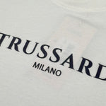 Trussardi T-Shirt tinta unita con Stampa Bianco per Bambino TBA26008TS BIANCO TRUSSARDI 