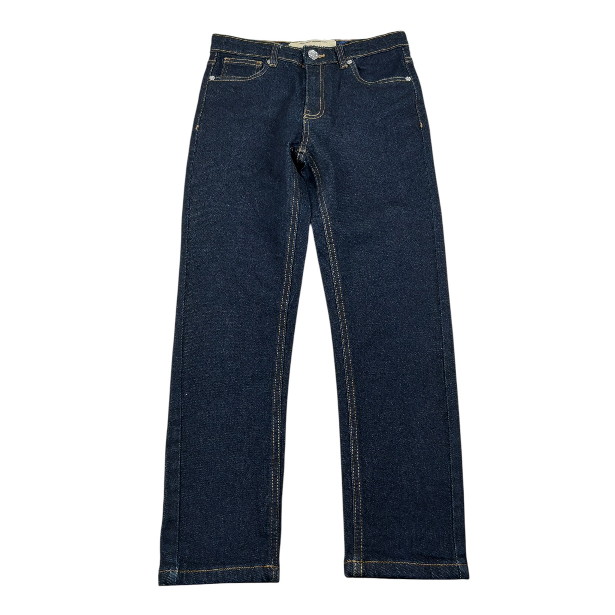 Trussardi Jeans tinta unita con Girovita Regolabile Blu per Bambino TBA26009JE BLU TRUSSARDI 