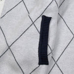 Trussardi Cardigan tinta unita con Profili In Contrasto Panna per Bambino TBA26028CD PANNA TRUSSARDI 