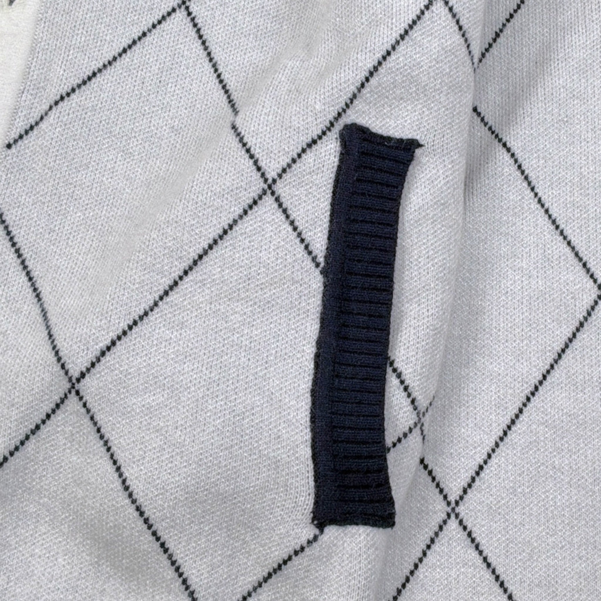 Trussardi Cardigan tinta unita con Profili In Contrasto Panna per Bambino TBA26028CD PANNA TRUSSARDI 