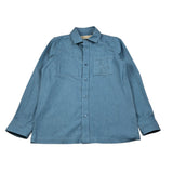 Trussardi Camicia Manica Lunga tinta unita Azzurro per Bambino TBA26041CA AZZURRO TRUSSARDI 