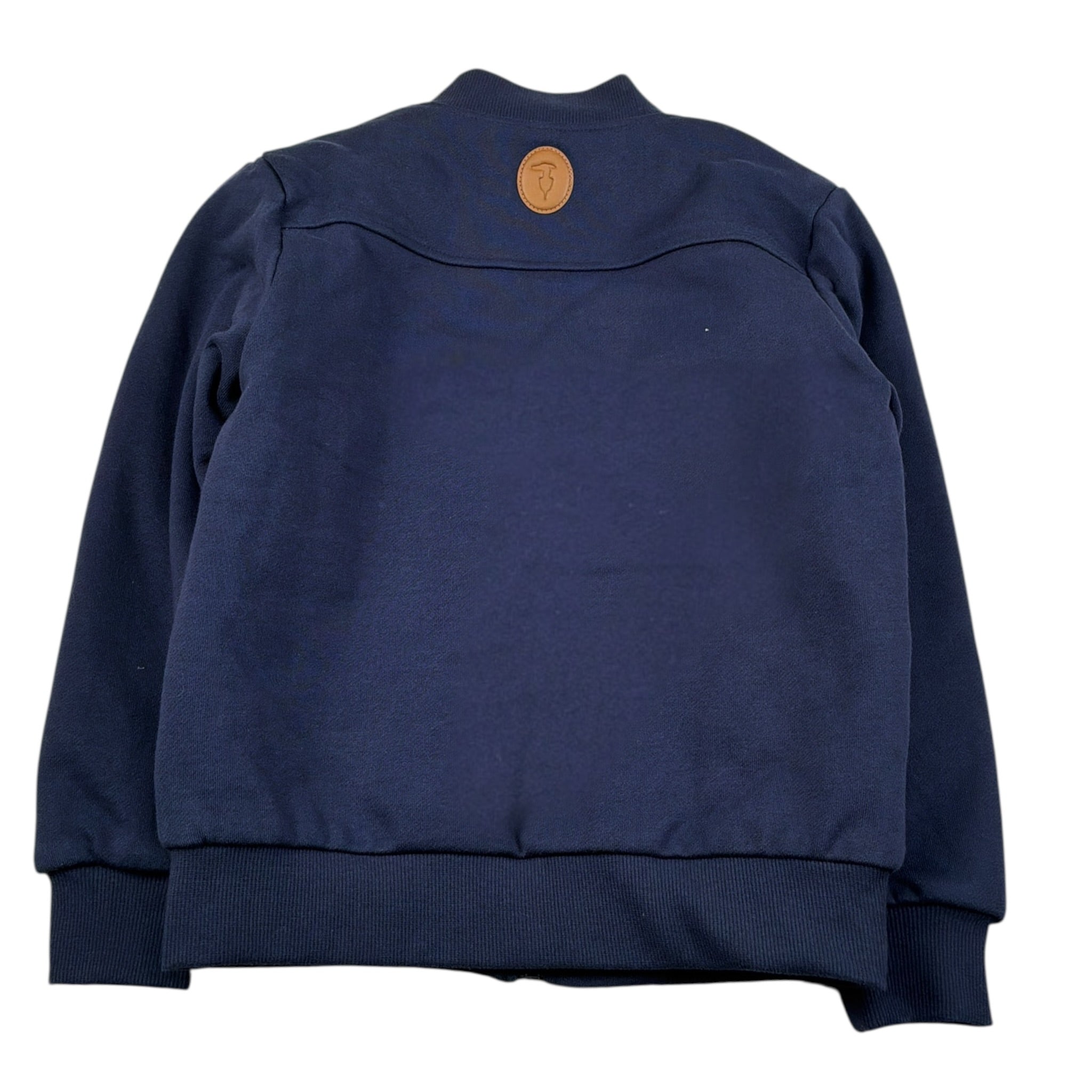 Trussardi giubbino tinta unita con Zip Blu per Bambino TBA26053FE BLU TRUSSARDI 