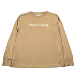 Trussardi Shirt Girocollo tinta unita con Stampa Beige per Bambino TBA26054TS BEIGE TRUSSARDI 