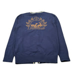 Trussardi Cardigan tinta unita con Logo Blu per Bambino TBA26057CD BLU TRUSSARDI 