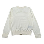 Trussardi Maglia Girocollo tinta unita con Logo Panna per Bambino TGA26004MA PANNA TRUSSARDI 