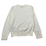Trussardi Maglia Girocollo tinta unita con Logo Panna per Bambino TGA26004MA PANNA TRUSSARDI 