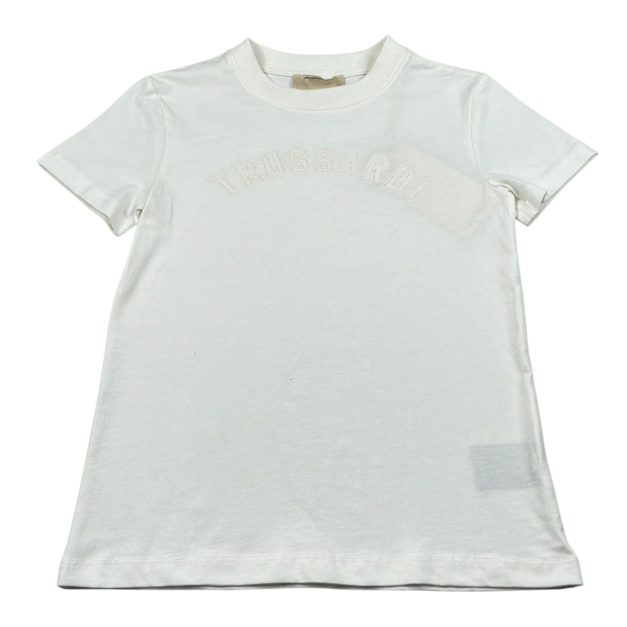 Trussardi T-Shirt Girocollo tinta unita Bianco per Bambino TGA26006TS BIANCO TRUSSARDI 