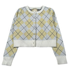 Trussardi Cardigan Stampa Fantasia Panna per Bambina TGA26012CD PANNA TRUSSARDI 
