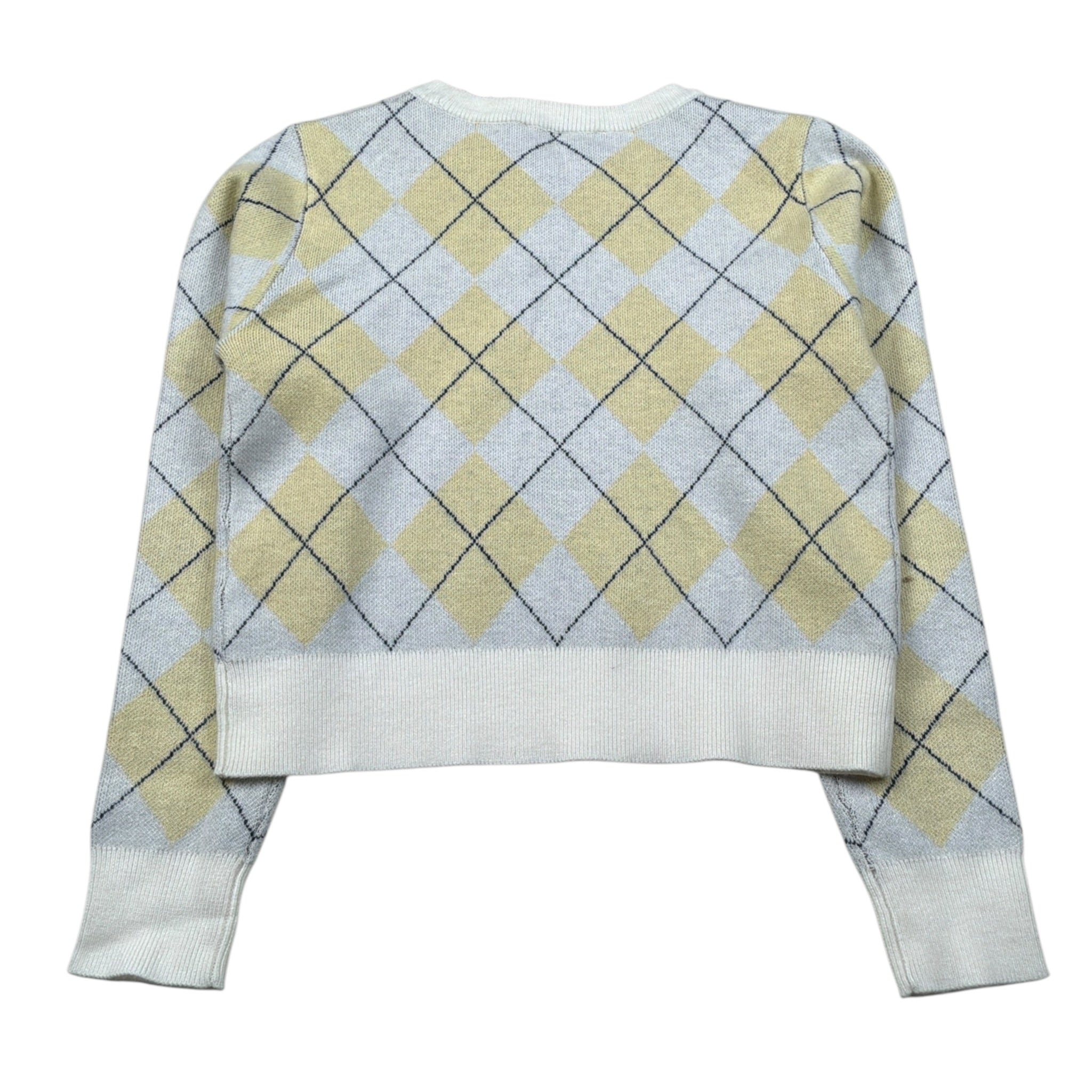 Trussardi Maglia Girocollo Fantasia Rombi Panna per Bambina TGA26016MA PANNA TRUSSARDI 