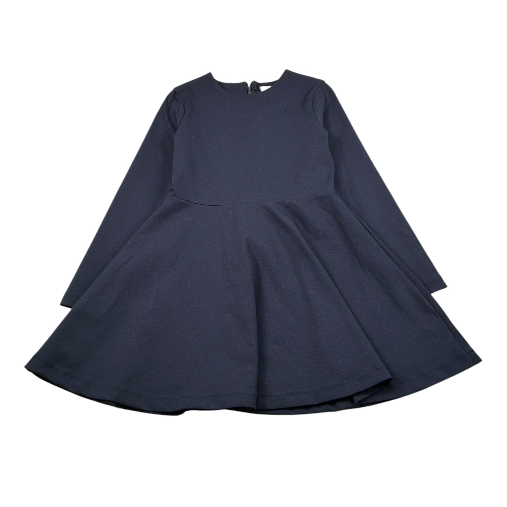 Trussardi Abito Manica Lunga tinta unita Blu per Bambina TGA26026VE BLU TRUSSARDI 