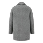 Trussardi Cappotto tinta unita con Bottoni Grigio per Bambina TGA26035CP GRIGIO TRUSSARDI 