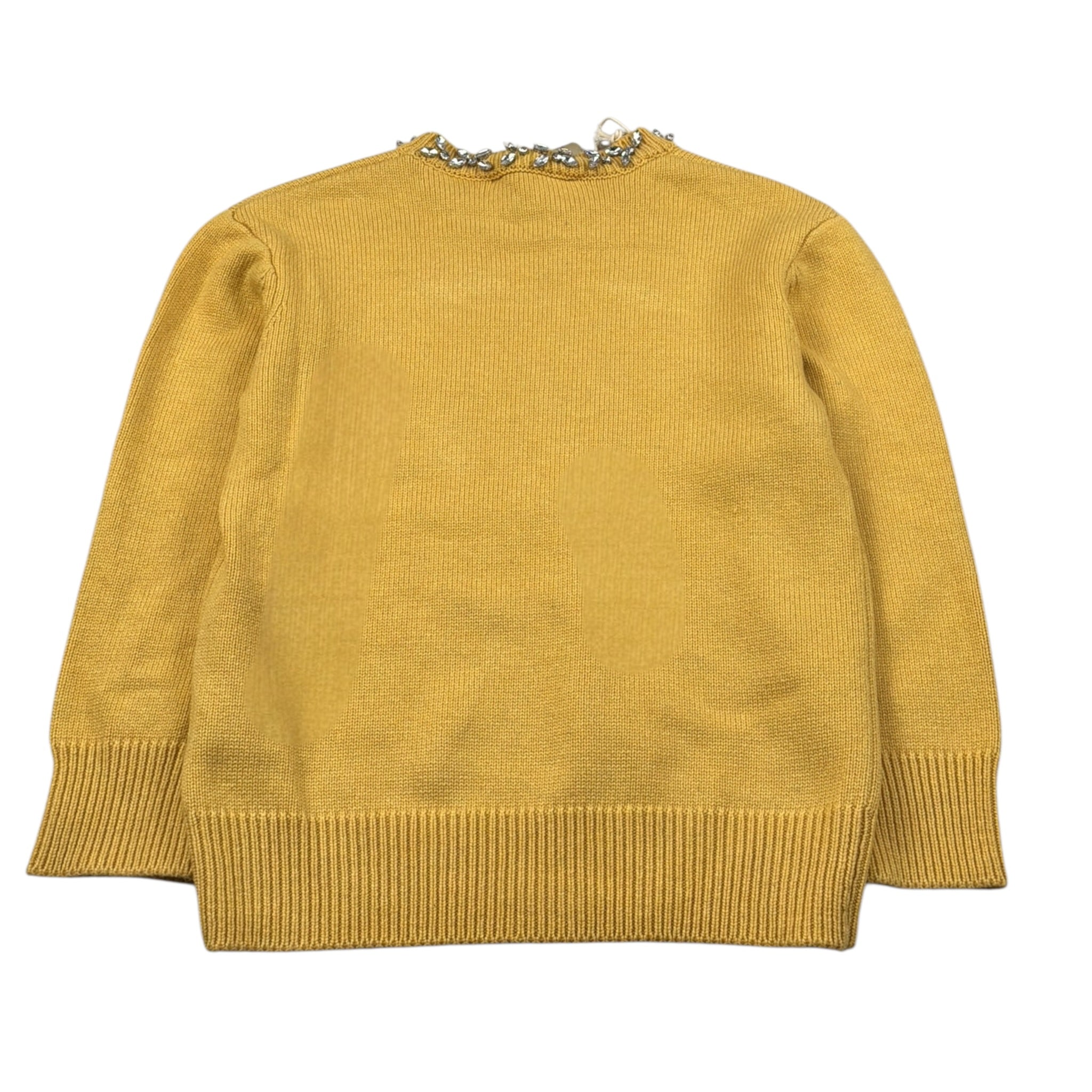 Trussardi Maglia tinta unita con Applicazioni Giallo per Bambina TGA26051MA GIALLO TRUSSARDI 