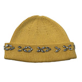 Trussardi Cappello tinta unita con Strass Giallo per Bambina TGA26052HA GIALLO TRUSSARDI 