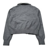Trussardi Cardigan tinta unita con Applicazioni Grigio per Bambina TGA26056CD GRIGIO TRUSSARDI 