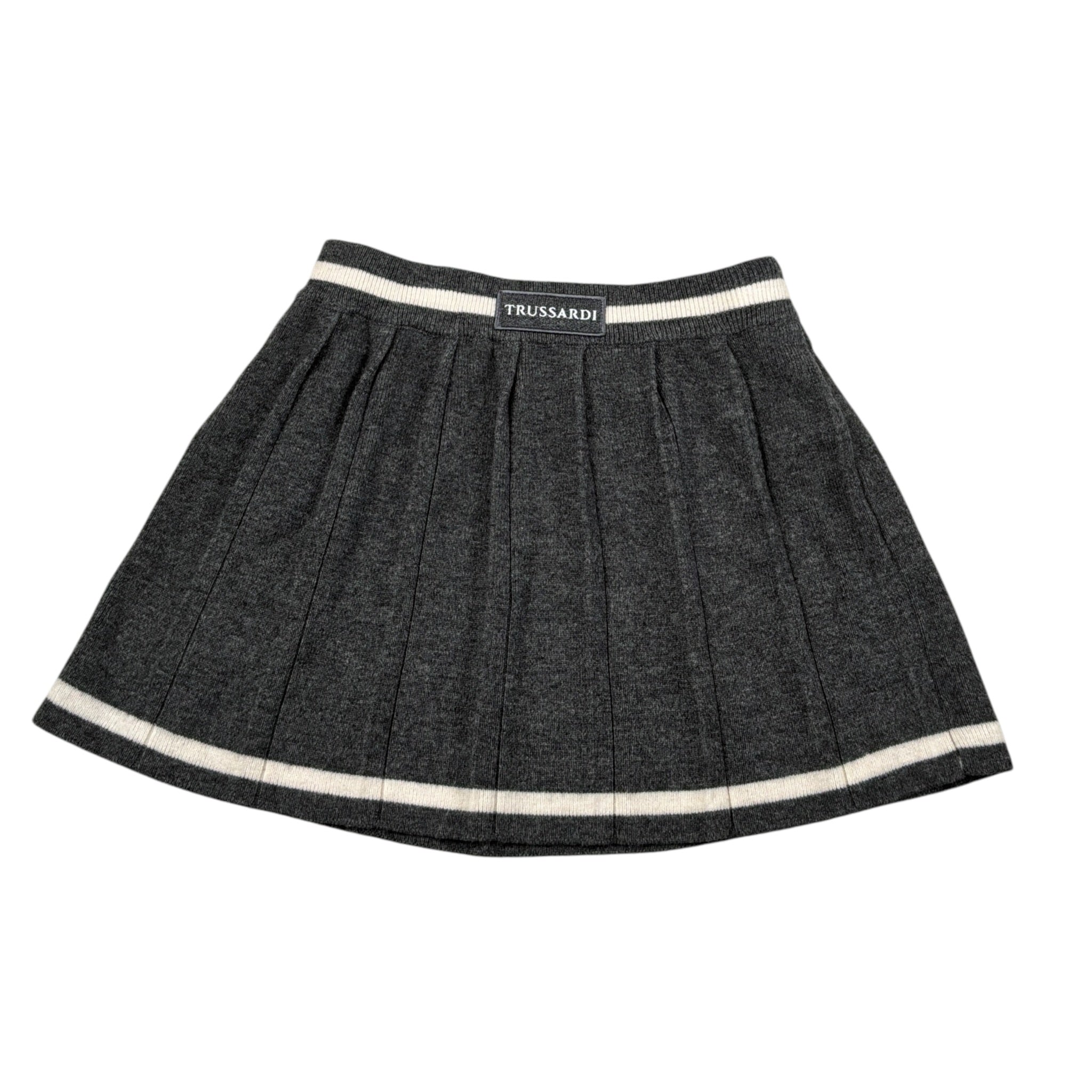 Trussardi Gonna tinta unita In Maglia Grigio per Bambina TGA26059GO GRIGIO TRUSSARDI 