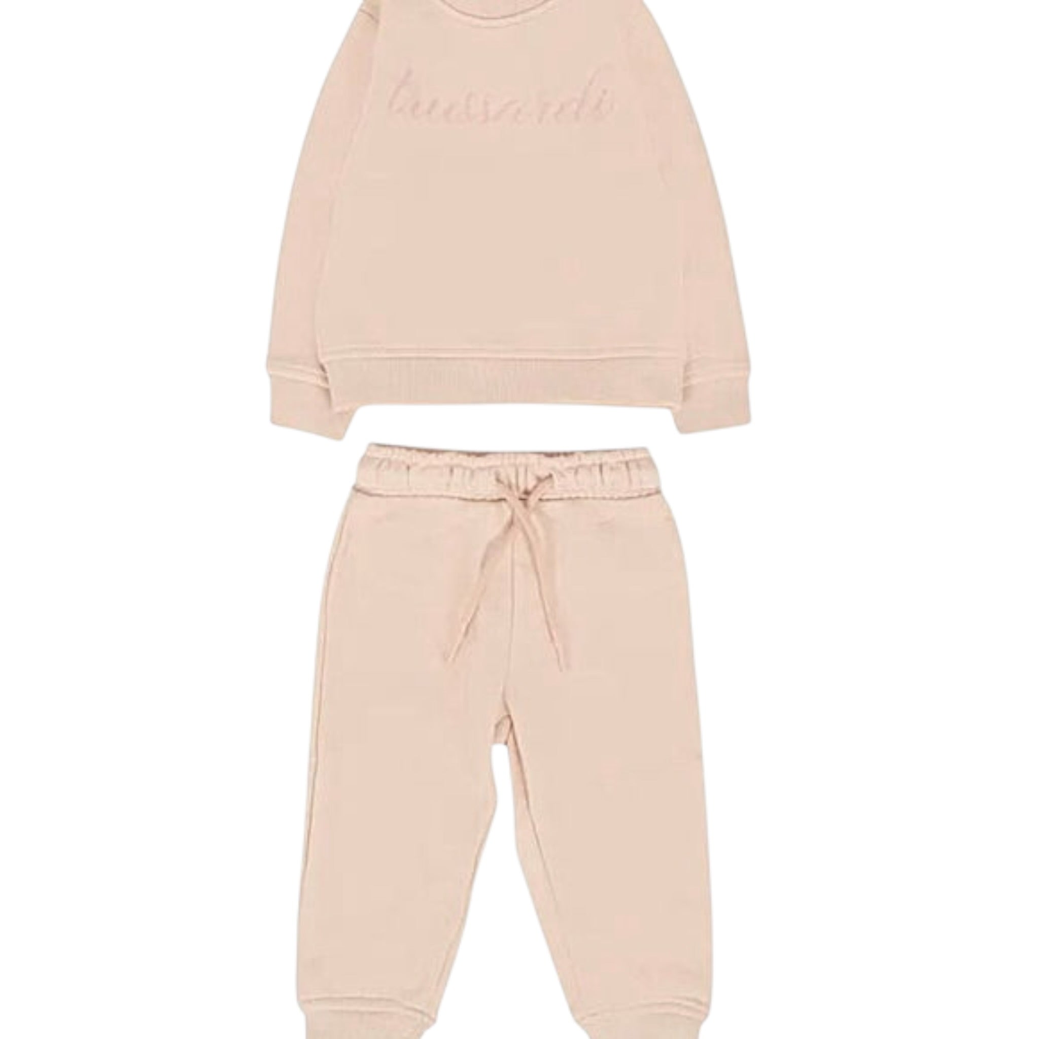 Trussardi Completo 2Pz Felpa-Pantalone tinta unita Rosa per Neonata TIA25001CF ROSA TRUSSARDI 