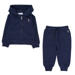 Trussardi Completo 2Pz Felpa-Pantalone tinta unita Blu per Neonato TIA25002CF BLU TRUSSARDI 