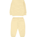 Trussardi Completo 2Pz Felpa-Pantalone con Stampa Sabbia per Neonato TIA25015TF SABBIA TRUSSARDI 