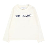 Trussardi Shirt tinta unita con Stampa Bianco per Neonato TIA25017TS BIANCO TRUSSARDI 
