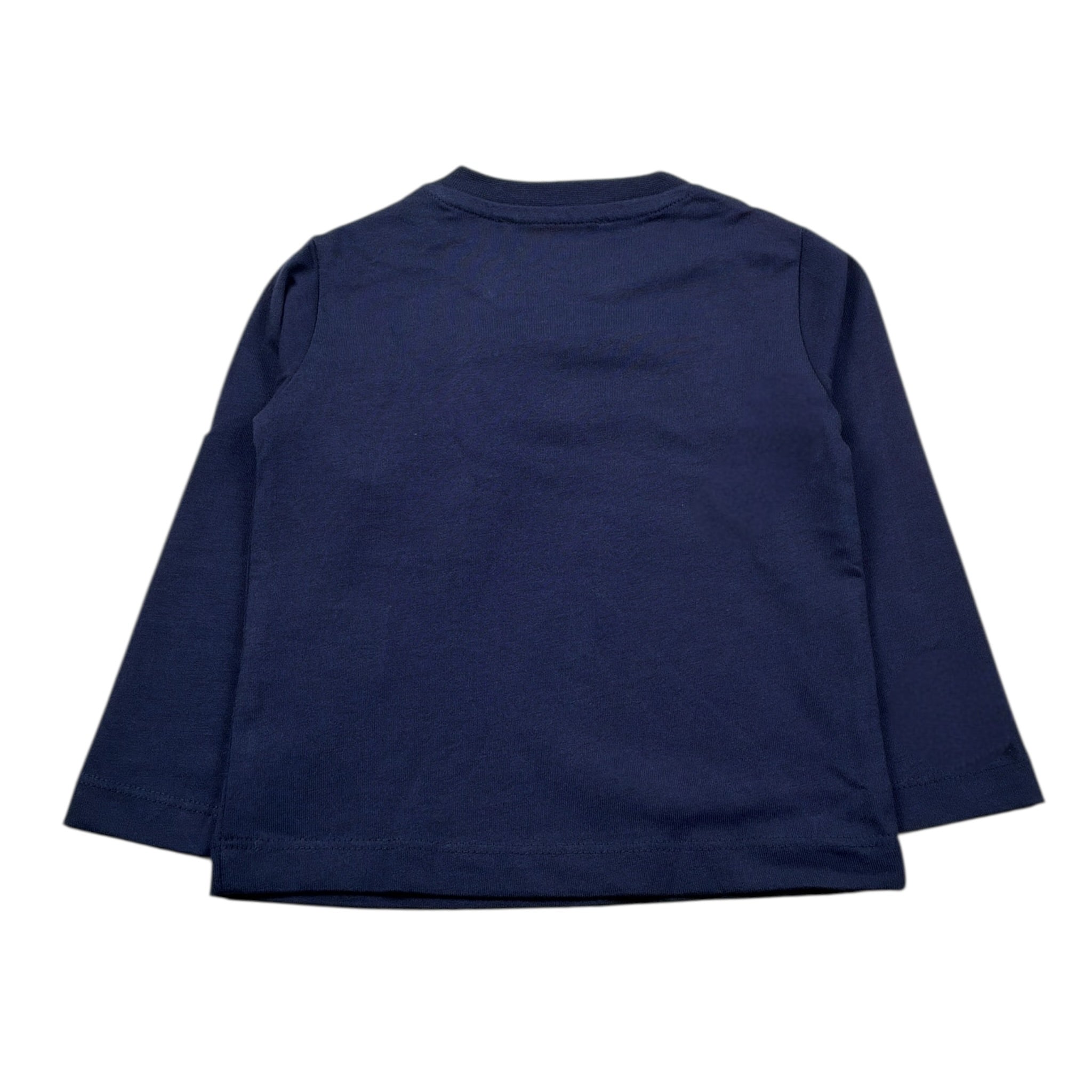 Trussardi Shirt tinta unita con Stampa Blu per Neonato TIA25017TSX BLU TRUSSARDI 