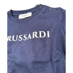 Trussardi Shirt tinta unita con Stampa Blu per Neonato TIA25017TSXXX BLU TRUSSARDI 