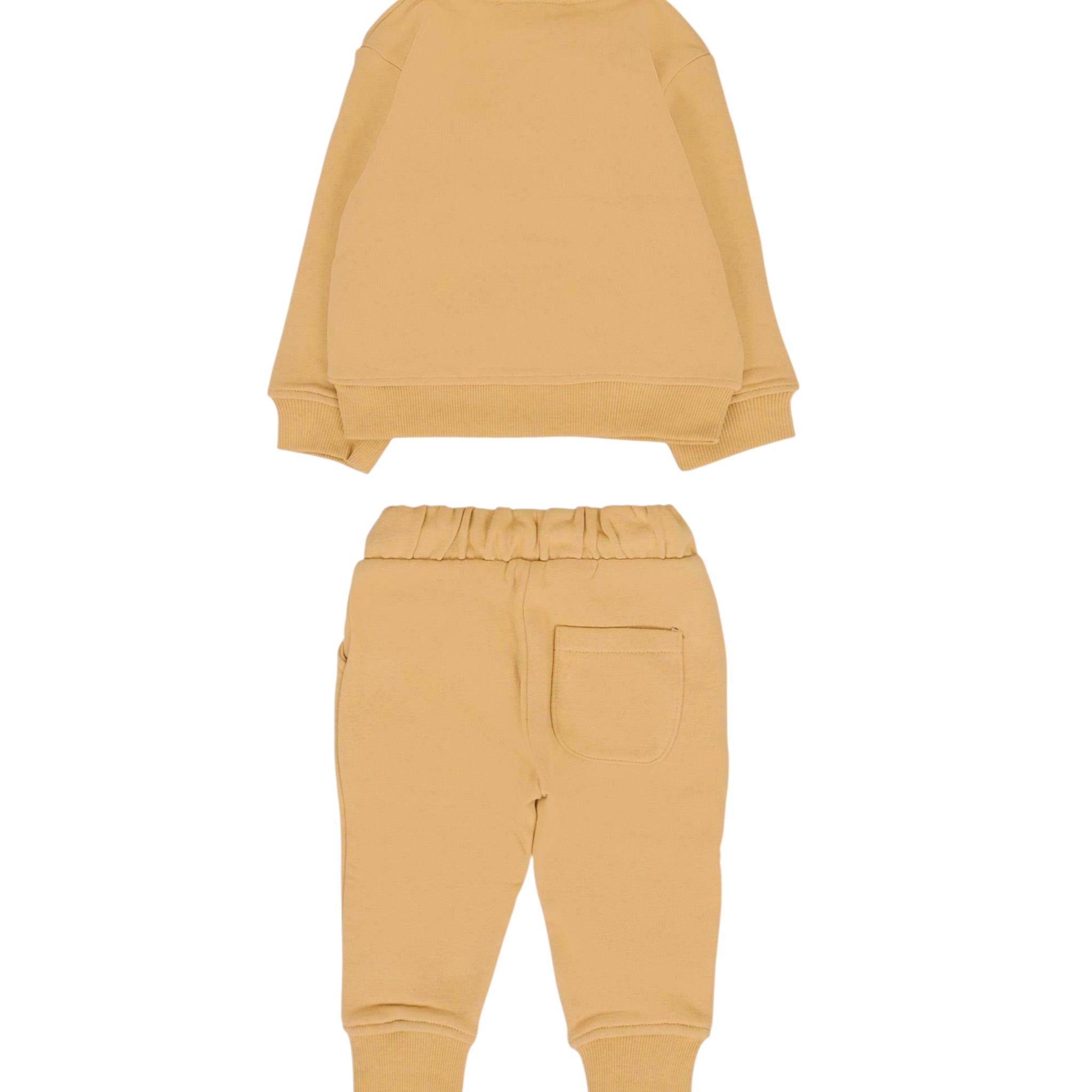 Trussardi Completo 2Pz Felpa con Zip-Pantalone Cammello per Neonato TIA25019CF CAMMELLO TRUSSARDI 
