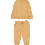 Trussardi Completo 2Pz Felpa con Zip-Pantalone Cammello per Neonato TIA25019CF CAMMELLO TRUSSARDI 