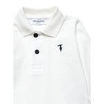 Trussardi Polo tinta unita Manica Lunga Bianco per Neonato TIA25022PON BIANCO TRUSSARDI 
