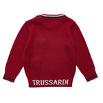 Trussardi Maglia tinta unita con Logo Bordeaux per Bambino TIA25050MAXJ BORDEAUX TRUSSARDI 