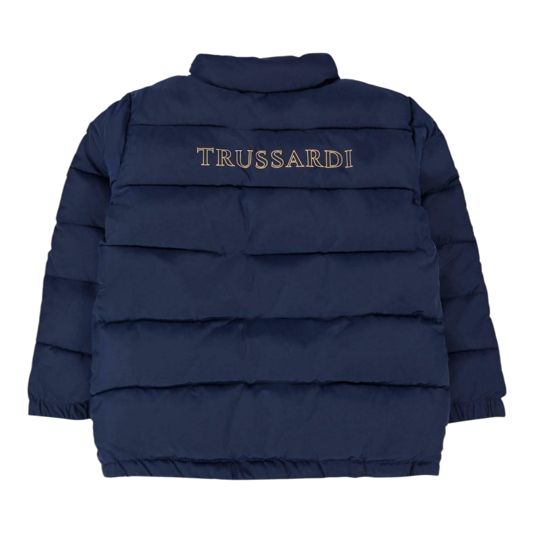 Trussardi Giubbino tinta unita con Cappuccio Blu per Neonato TIA25066PIX BLU TRUSSARDI 