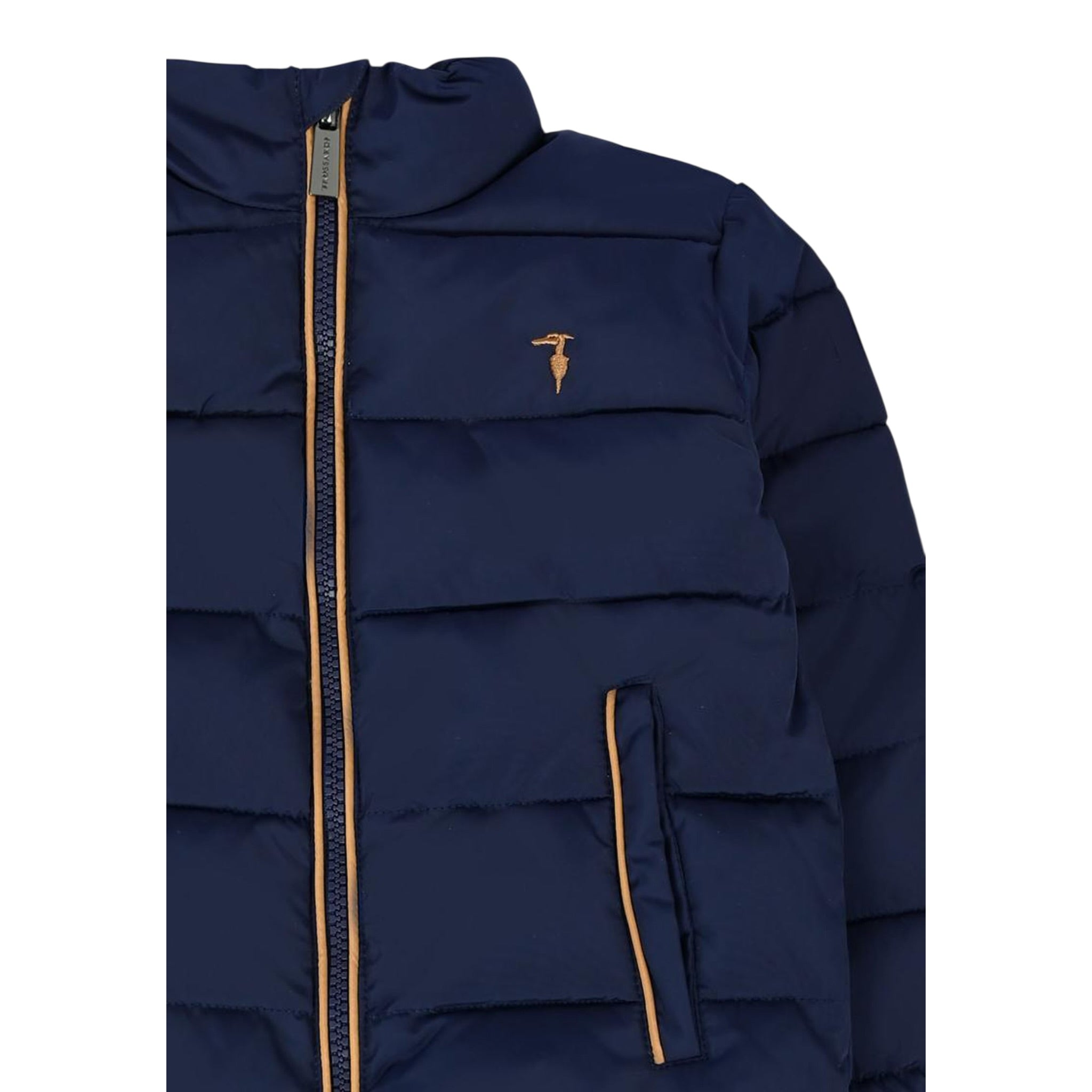 Trussardi Giubbino tinta unita con Cappuccio Blu per Neonato TIA25066PIX BLU TRUSSARDI 