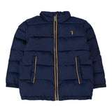 Trussardi Giubbino tinta unita con Cappuccio Blu per Neonato TIA25066PIX BLU TRUSSARDI 