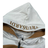 Trussardi Felpa con Zip E Cappuccio tinta unita Panna per Neonato TIA25068FEN PANNA TRUSSARDI 