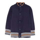 Trussardi Cardigan tinta unita Mezzo Collo Blu per Neonato TIA25077MAX BLU TRUSSARDI 