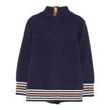 Trussardi Cardigan tinta unita Mezzo Collo Blu per Neonato TIA25077MAX BLU TRUSSARDI 