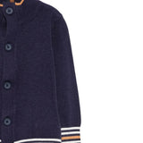 Trussardi Cardigan tinta unita Mezzo Collo Blu per Neonato TIA25077MAX BLU TRUSSARDI 