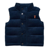 Trussardi Giubbino Modello Smanicato Bicolore Blu per Neonato TIA25101PI BLU TRUSSARDI 