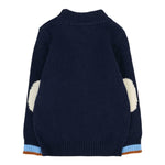 Trussardi Maglia Collo Alto tinta unita Blu per Neonato TIA25109MA BLU TRUSSARDI 