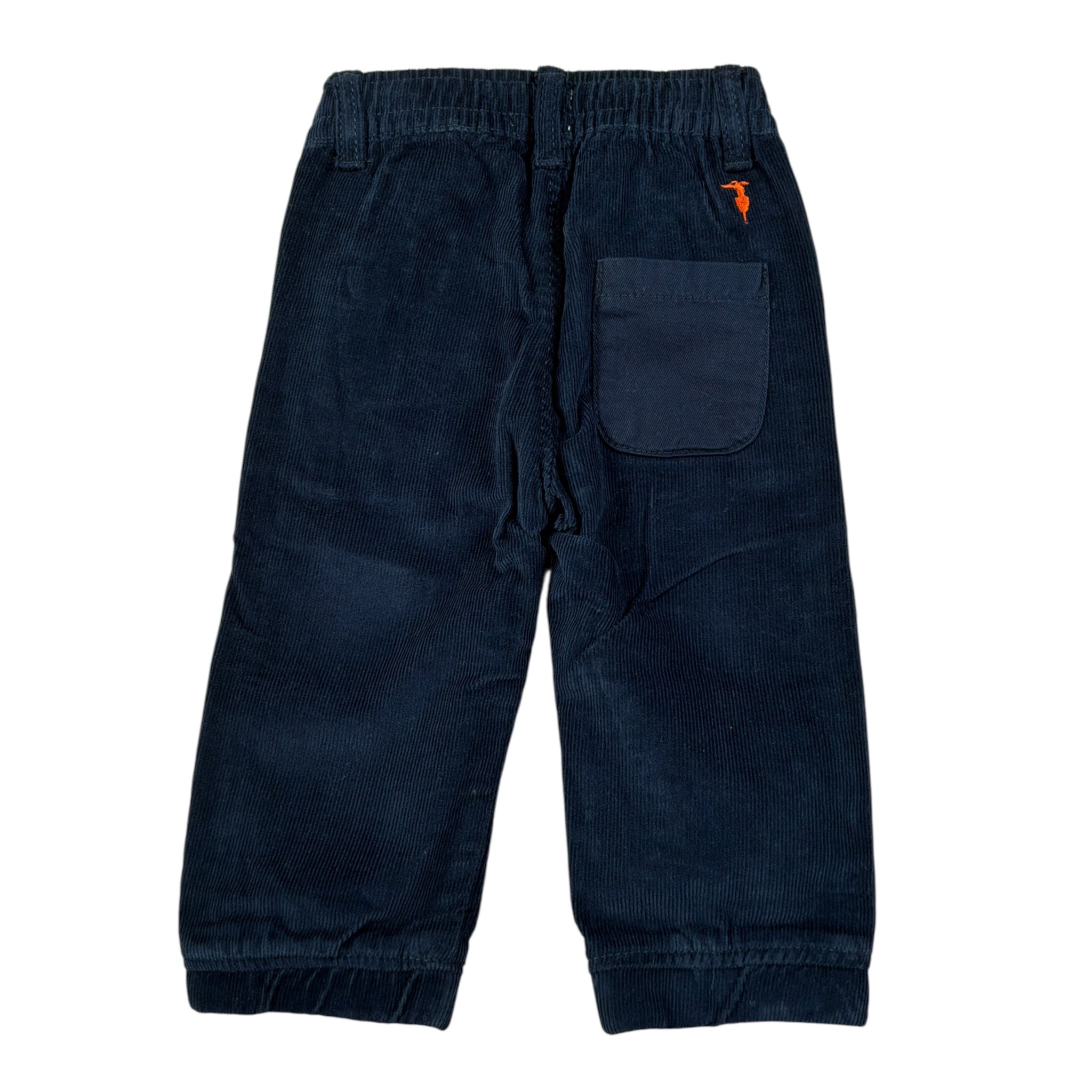 Trussardi Pantalone Tinta Unira con Elaatico In Vita Blu per Neonato TIA25110PAXX BLU TRUSSARDI 