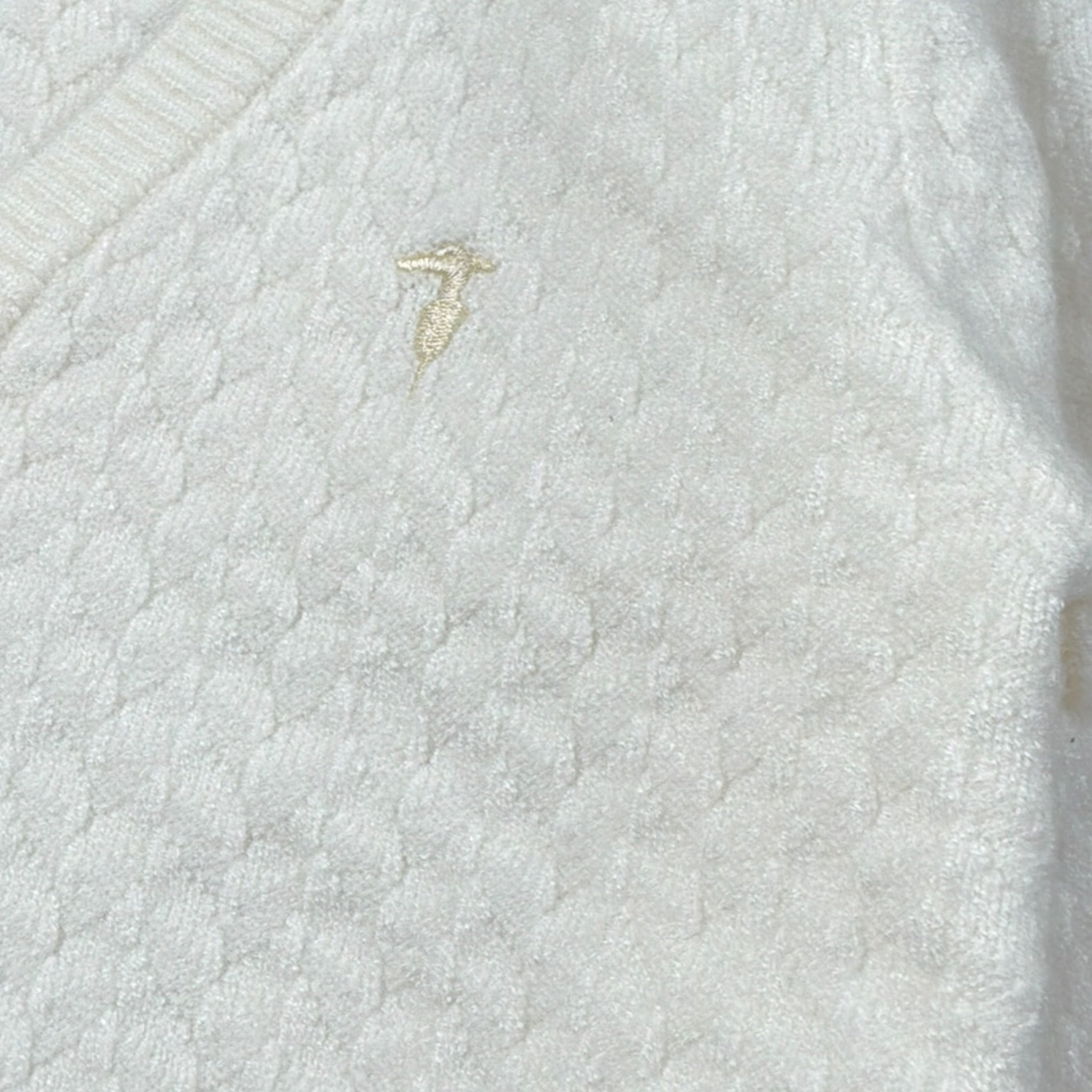 Trussardi Cardigan tinta unita con Bottoni Bianco per Neonato TIA26002CD BIANCO TRUSSARDI 