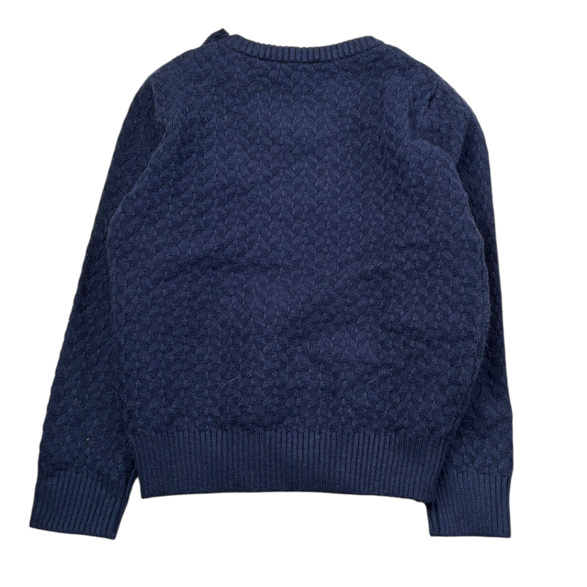 Trussardi Maglia tinta unita Girocollo Blu per Neonato TIA26003MA BLU TRUSSARDI 