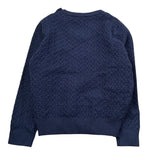 Trussardi Maglia tinta unita Girocollo Blu per Neonato TIA26003MA BLU TRUSSARDI 