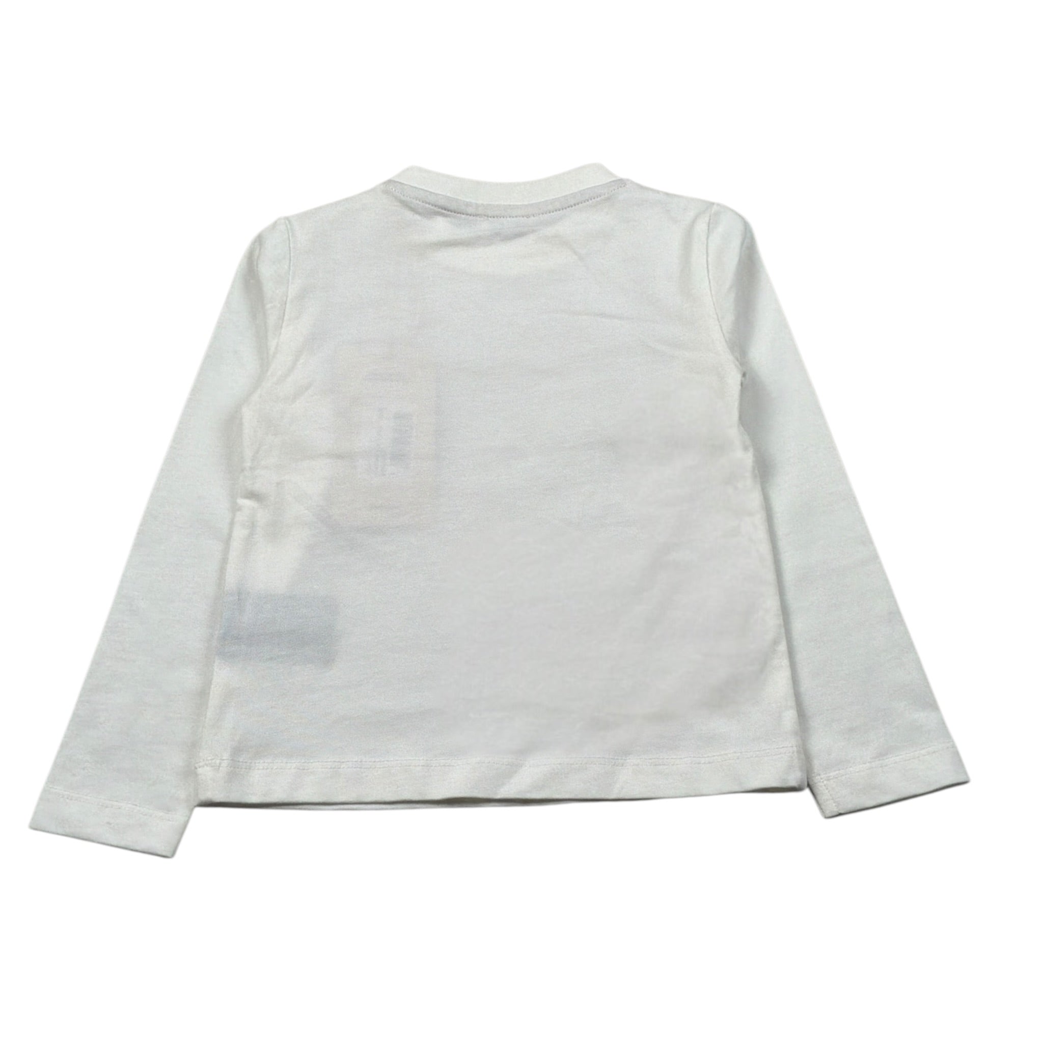 Trussardi Shirt Girocollo tinta unita con Logo Bianco per Neonato TIA26004TS BIANCO TRUSSARDI 
