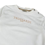 Trussardi Completo 2 Pezzi Felpa-Pantalone Panna/Beige per Neonato TIA26007CF PANNA/BEIGE TRUSSARDI 