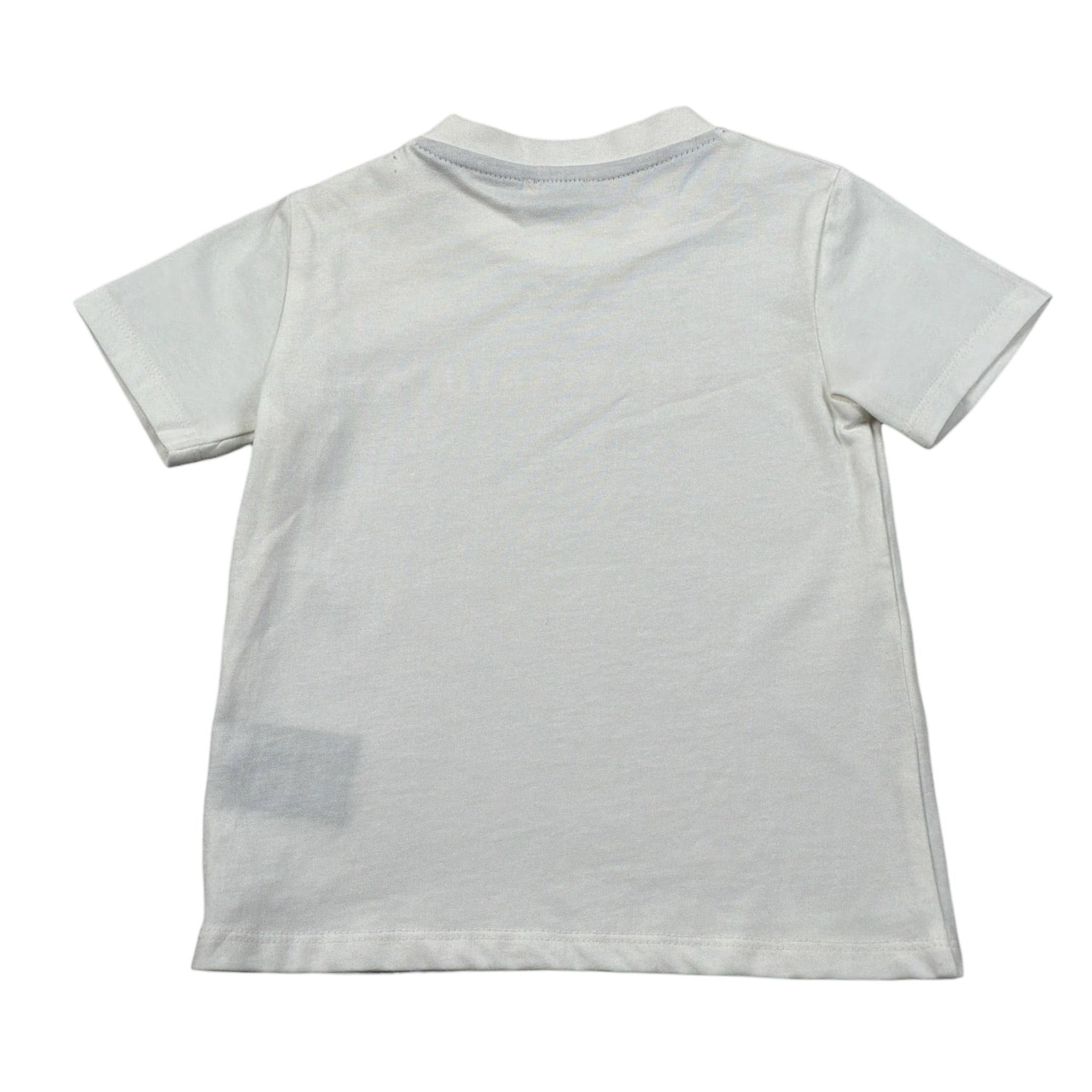 Trussardi T-Shirt Girocollo Tinta Uita con Logo Bianco per Neonato TIA26008TS BIANCO TRUSSARDI 
