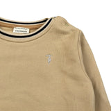 Trussardi Felpa Chiusa Girocollo tinta unita con Stampa Beige per Neonato TIA26010CF BEIGE TRUSSARDI 