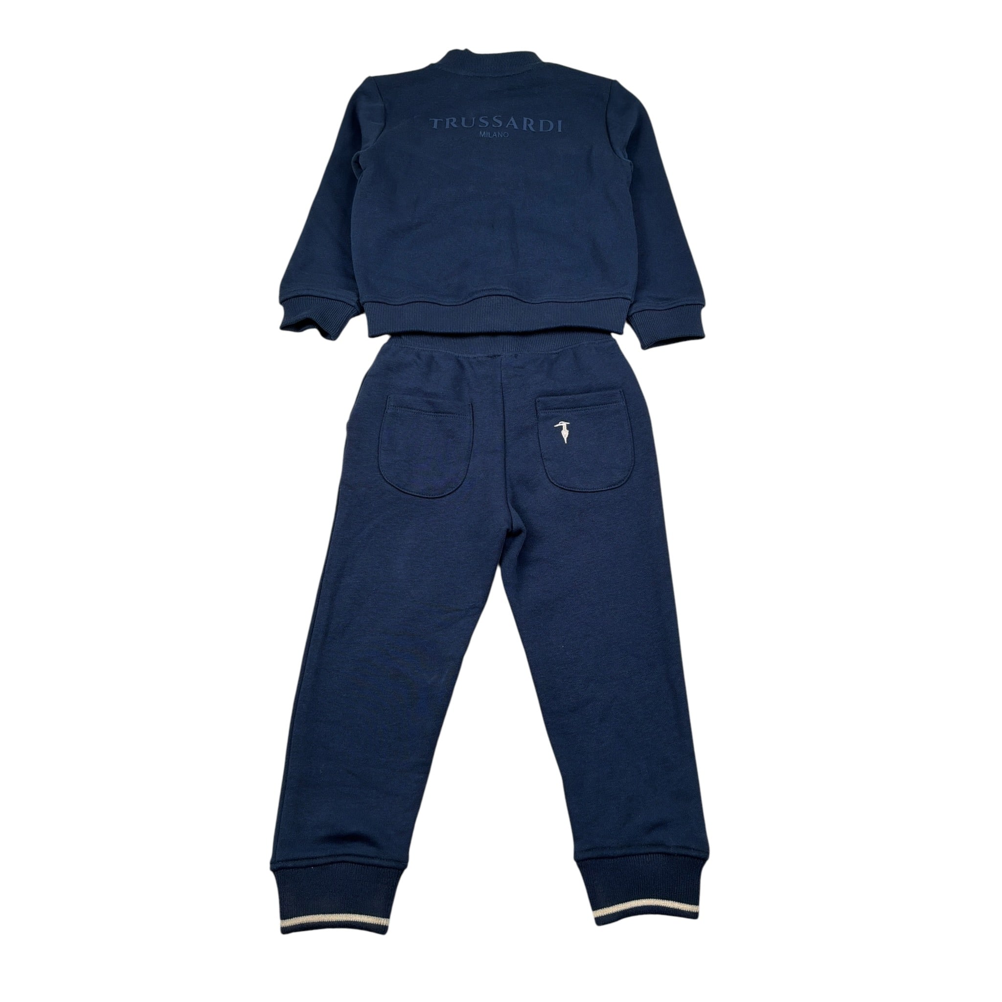 Trussardi Completo 2 Pezzi Felpa-Pantalone tinta unita Blu per Neonato TIA26014FE BLU TRUSSARDI 