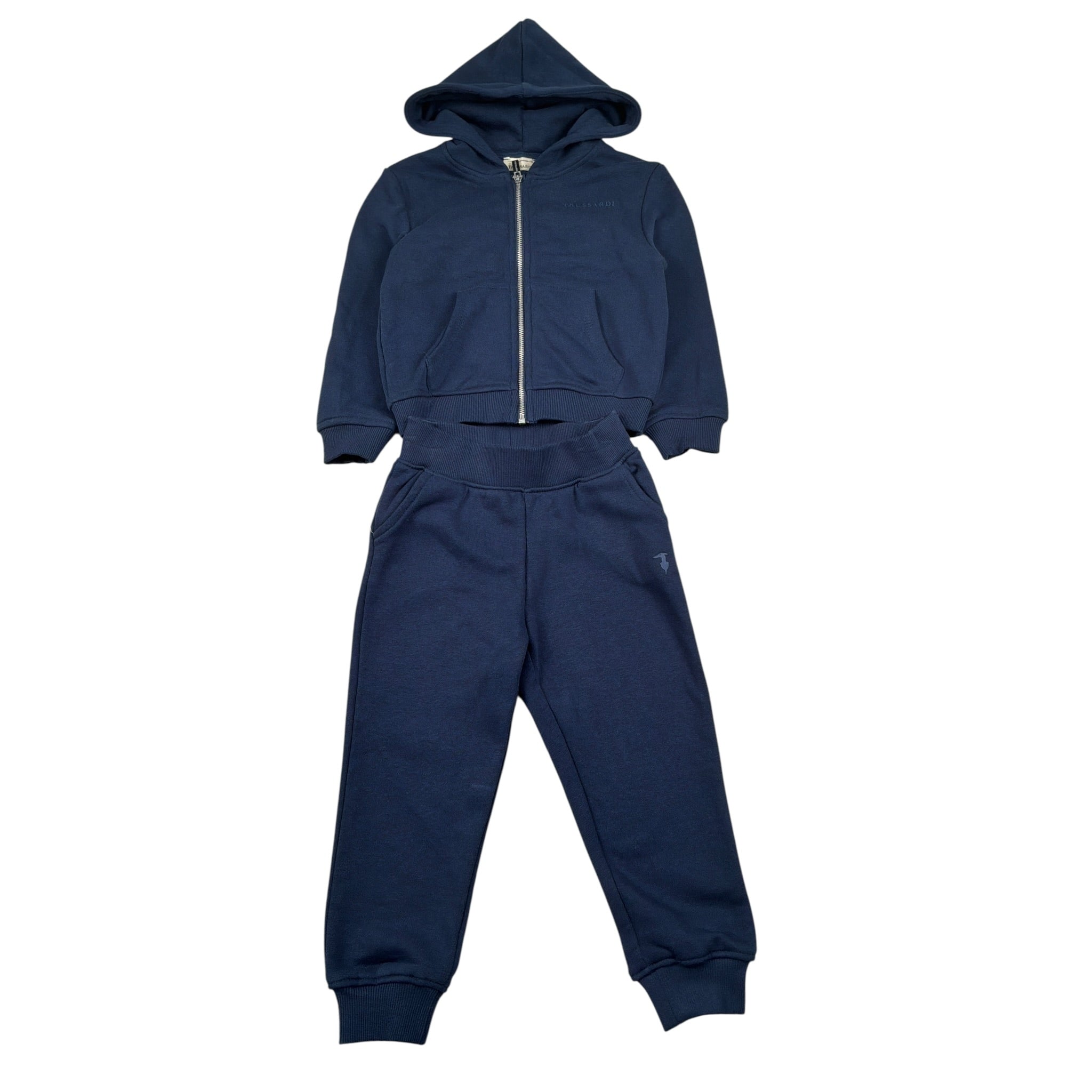 Trussardi Completo 2 Pezzi Felpa-Pantalone tinta unita Blu per Neonato TIA26015CF BLU TRUSSARDI 